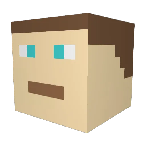 Lior18012011 Minecraft avatar head, 3D render