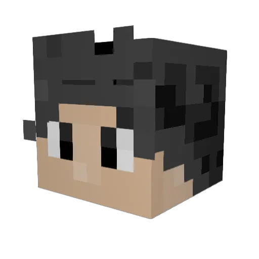 LiorGadish07 Minecraft avatar head, 3D render