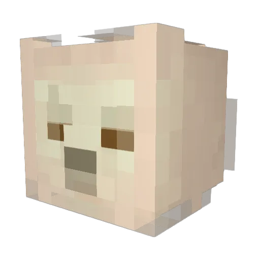 Liovis_Salvndil Minecraft avatar head, 3D render