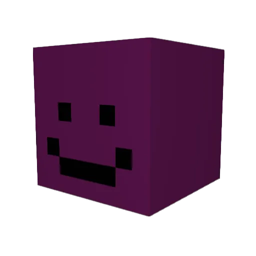 Lipckyw Minecraft avatar head, 3D render