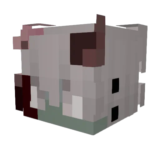 Lipe0ZzX Minecraft avatar head, 3D render