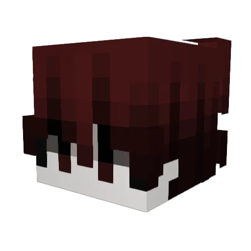 Lipe7zy Minecraft avatar head, 3D render