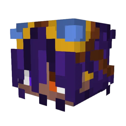LiperLord1 Minecraft avatar head, 3D render