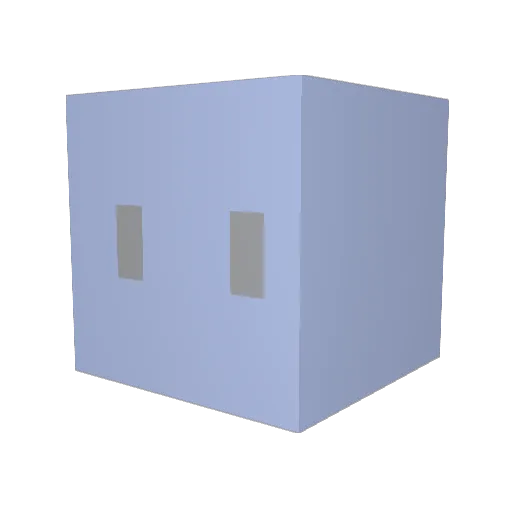 Lipple2K Minecraft avatar head, 3D render