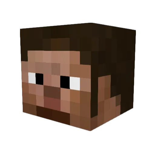 Lipskiy92 Minecraft avatar head, 3D render