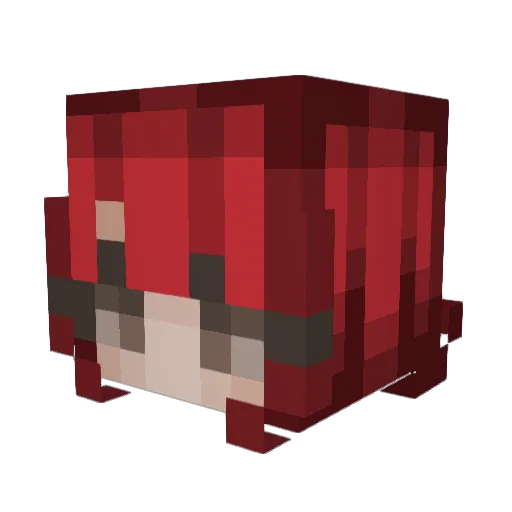 LiquidBonesJones Minecraft avatar head, 3D render