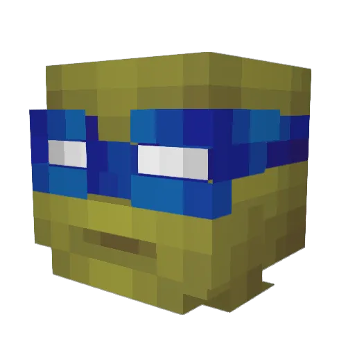 LiquidRogue64 Minecraft avatar head, 3D render