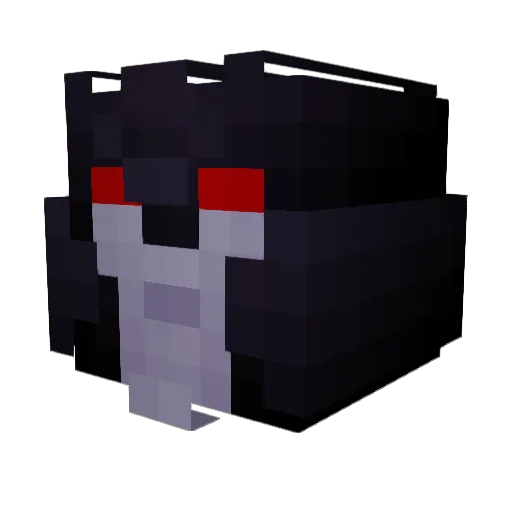 Liquid_Serenity Minecraft avatar head, 3D render