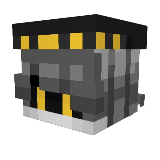 LiquidorTM Minecraft avatar head, 3D render