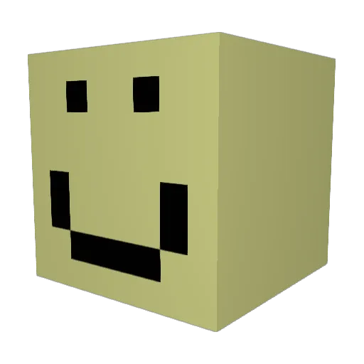 Liquihog Minecraft avatar head, 3D render