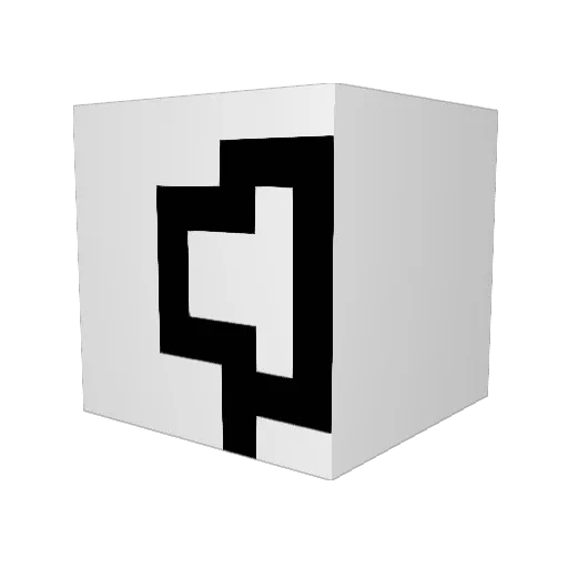 Liquitical Minecraft avatar head, 3D render