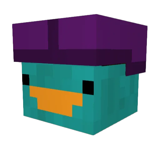 Liqxd_ Minecraft avatar head, 3D render