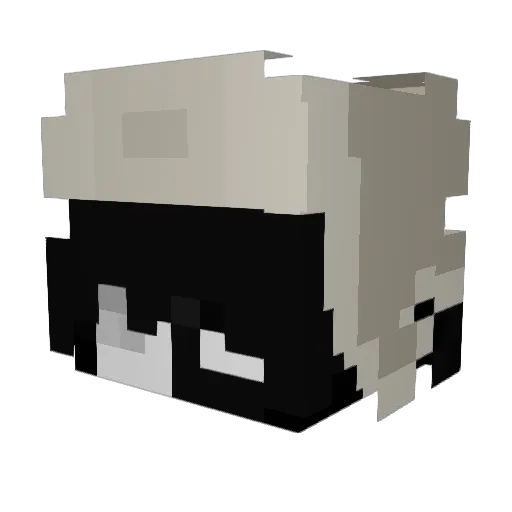 Lira_Games Minecraft avatar head, 3D render