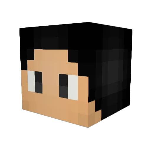 Liran_Dror Minecraft avatar head, 3D render