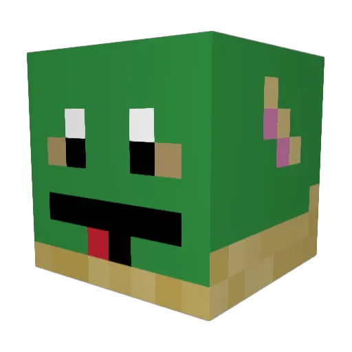 Liraz_ Minecraft avatar head, 3D render