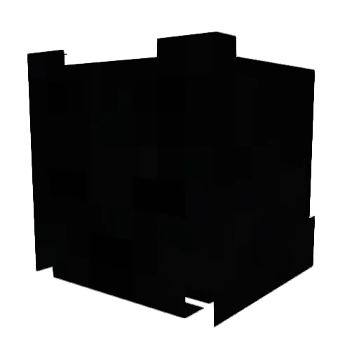 Lireaax Minecraft avatar head, 3D render