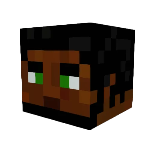 LiricAlt20 Minecraft avatar head, 3D render