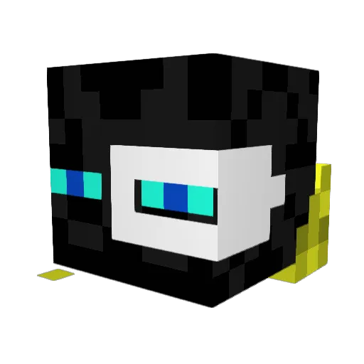 Liroxplayzz Minecraft avatar head, 3D render