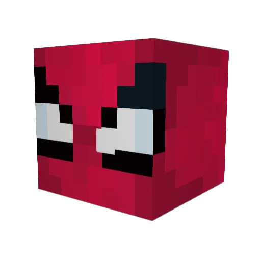 LisaGeluk Minecraft avatar head, 3D render