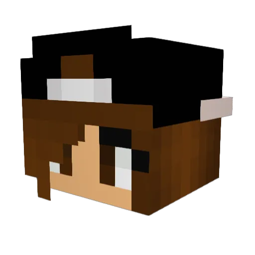 LisaMarie232 Minecraft avatar head, 3D render