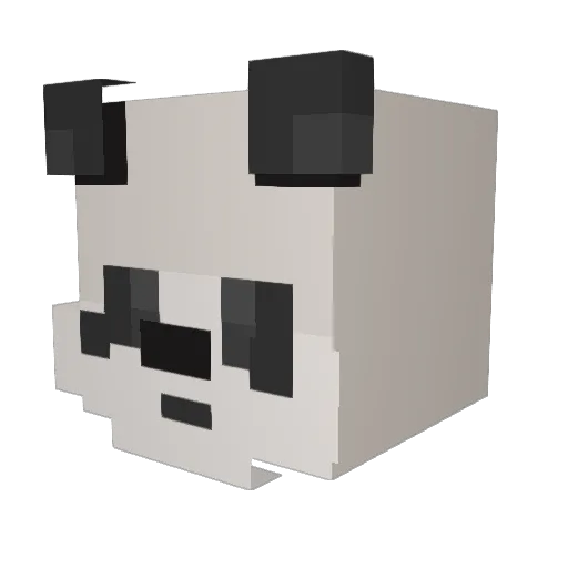 LisaMarleen Minecraft avatar head, 3D render