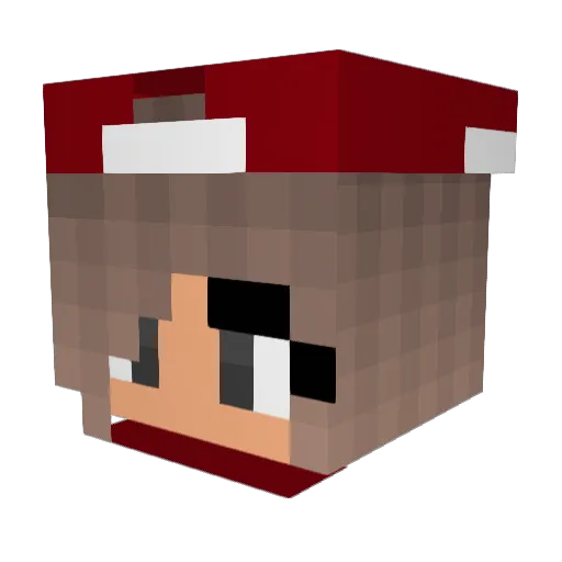 Lisa_Tilley Minecraft avatar head, 3D render