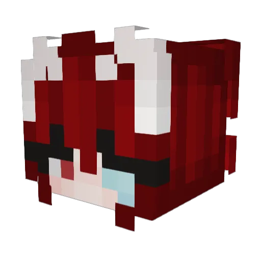 LisaxIsBae_ Minecraft avatar head, 3D render