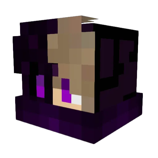 Lisiasty_ Minecraft avatar head, 3D render
