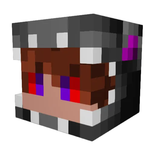 ListeEber Minecraft avatar head, 3D render