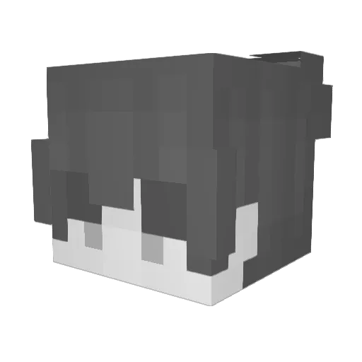 Listek325 Minecraft avatar head, 3D render