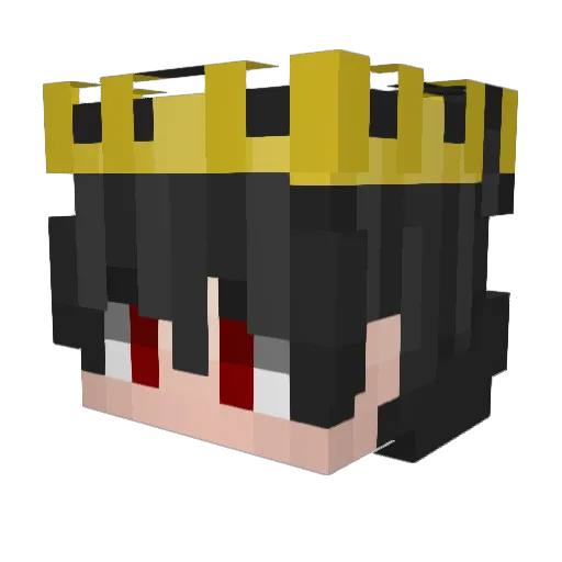 ListenToZutomayo Minecraft avatar head, 3D render