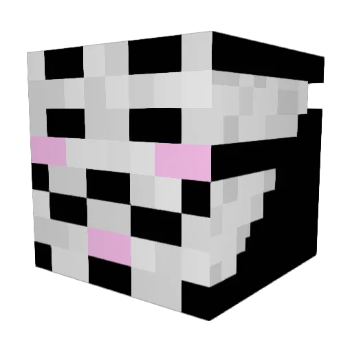 Listus000000 Minecraft avatar head, 3D render