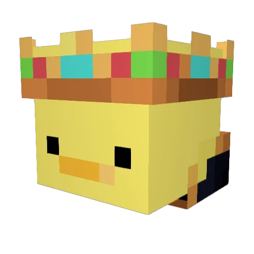Litchi_23 Minecraft avatar head, 3D render