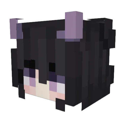 LiteBLATANT Minecraft avatar head, 3D render