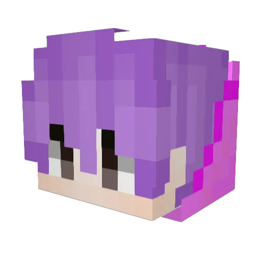 LiteBlock Minecraft avatar head, 3D render