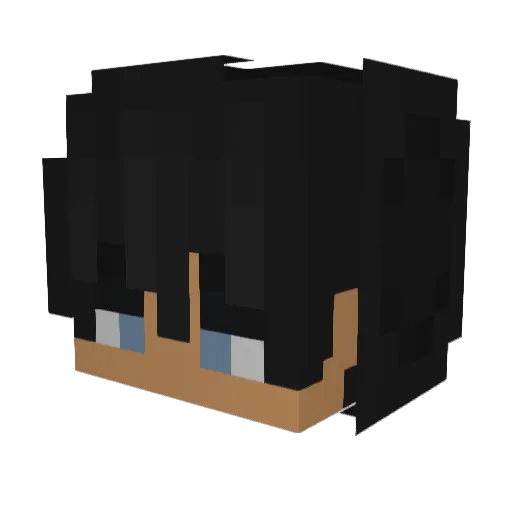LiterallyCylo Minecraft avatar head, 3D render