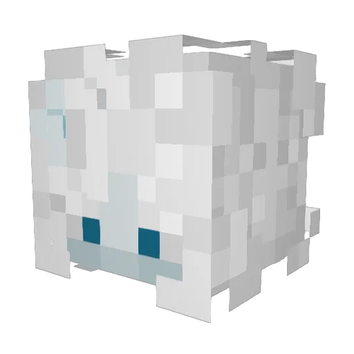 LiterallyLilz Minecraft avatar head, 3D render