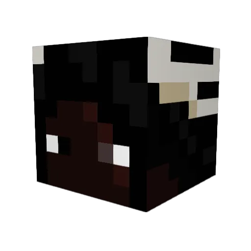 Literallyaj_ Minecraft avatar head, 3D render
