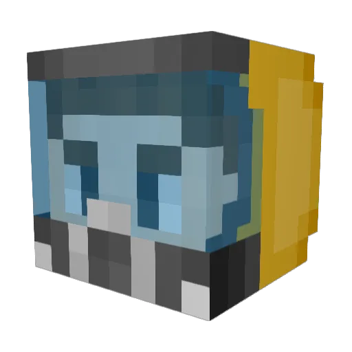 LitheAlt Minecraft avatar head, 3D render