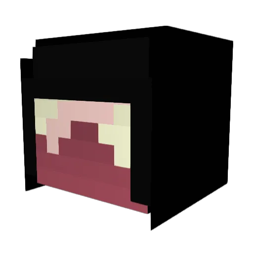 Lithiar Minecraft avatar head, 3D render