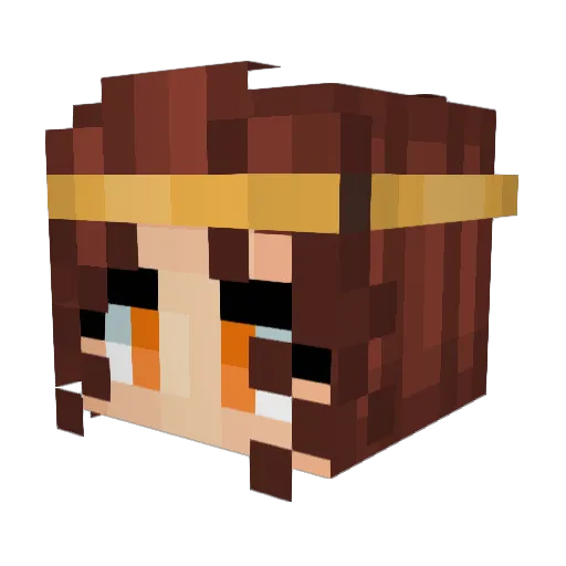Lithrandurel Minecraft avatar head, 3D render