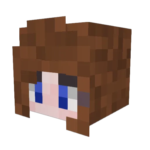 Litle_Lily Minecraft avatar head, 3D render