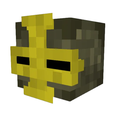 Litle_Nightmare Minecraft avatar head, 3D render