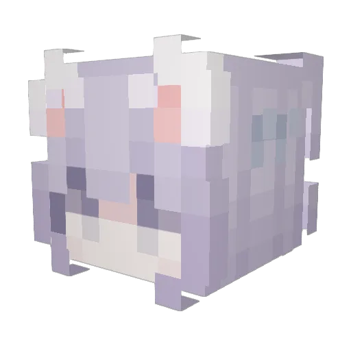 LitniR Minecraft avatar head, 3D render