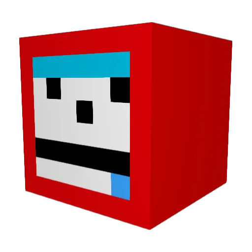 LitoHs Minecraft avatar head, 3D render