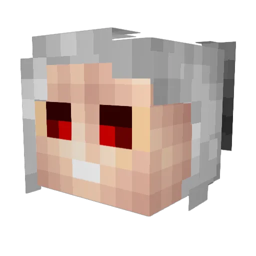 Litoens Minecraft avatar head, 3D render