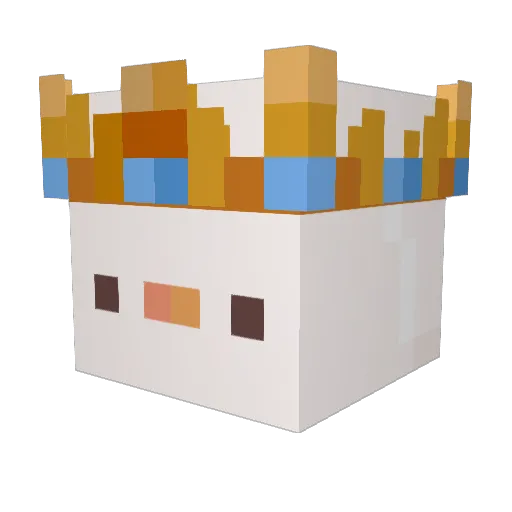 Litostt Minecraft avatar head, 3D render