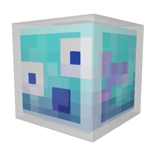 LitralyAquatical Minecraft avatar head, 3D render