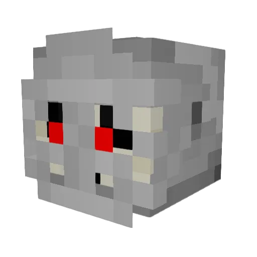 Litroth Minecraft avatar head, 3D render