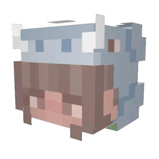 Littel_Devilx Minecraft avatar head, 3D render